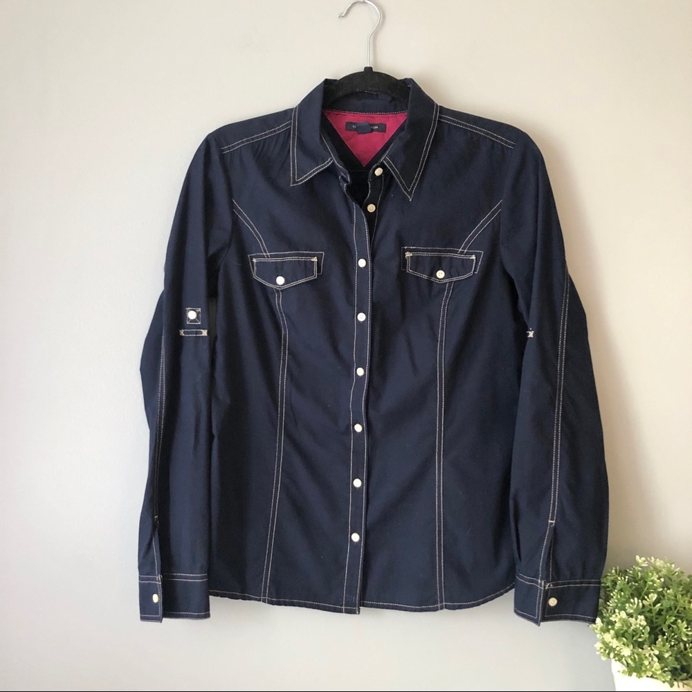 Tommy Hilfigure l Navy Blouse l M